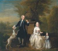 Ashley Cowper with His Wife and Daughter