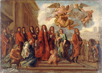 The City Council of Paris on the Way to Celebrate the Victory of Seneffe (1674)
