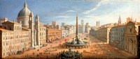 View of the Piazza Navona, Rome