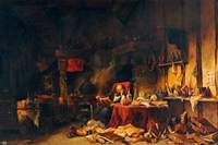 The Alchemist in His Laboratory