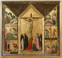 The Crucifixion with Scenes from the Passion and Saint John the Baptist