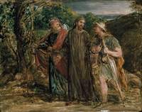 Sketch for 'Christ's Appearance to the two Disciples journeying to Emmaus'