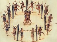 Dancing Indians in North Carolina