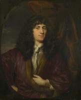 Portrait of a Man in a Black Wig