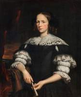 Portrait of a Woman with a Fan