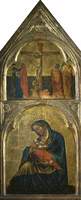 Virgin and Child with a Crucifixion