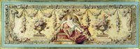 Design of Upholstery for a Couch - Cupid Sleeping
