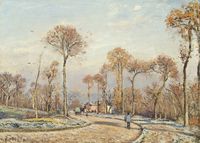 La route de Versailles, Louveciennes