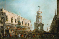 The Doge of Venice Attending the Shrove Thursday Festivities in the Piazzetta