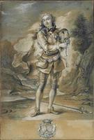 Portrait of Gaspard de Gueidan Playing the Musette
