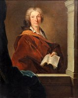 Portrait of a Man Holding a Book