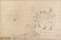 Elder Horatius Defending his Son (first version)
