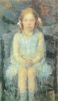 Girl with Pink Ribbons