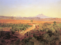 El Popocatépetl y el Iztaccíhuatl