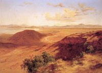Valle de México desde el cerro de Santa Isabel