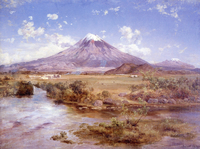 Vista de los volcanes
