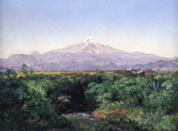 Volcán de Orizaba desde la Hacienda de San Miguelito