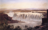 Vista de la cascada de Juanacatlán