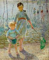 Girl with a Shrimp Net