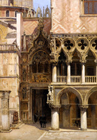 Porta della Carta, Doge's Palace, Venice