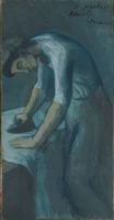Woman Ironing