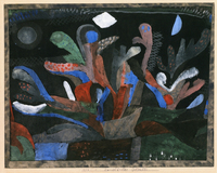 Picture of a Garden in Dark Colors