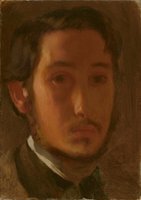 Self Portrait with White Collar