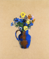 Pansies in a Vase