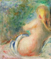 Seated Nude from Behind