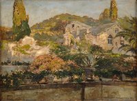 Evening at Villa Falconieri