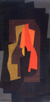 Gouache Study for Abstract Composition