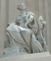 Allegorical Figure of Manhattan (from Manhattan Bridge, New York)