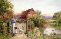Bringing Home the Sheep
