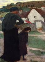 Woman and Little Girl