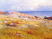 Moonrise at Sunset, Gloucester, Massachusetts