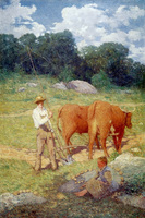 Ploughing for Buckwheat