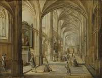 Interior of a Gothic Church