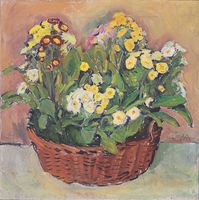 Primroses in a Basket