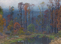 Hill Top Pond at Dusk