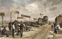 Sketches in the Far West - An Under-ground Village