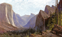 Yosemite Valley from Inspiration Point, California