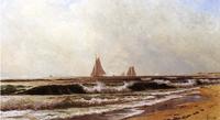 Sailboats along the Shore