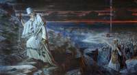 Moses Going up Mount Nebo