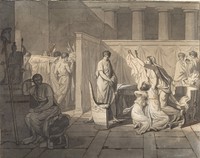 The Lictors Bringing Brutus the Bodies of his Sons