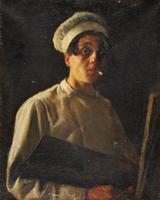 Portait of Léon Bonvin at the Easel