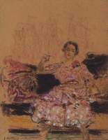 Woman Seated on a Chaise