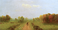 Carriage on a Country Road