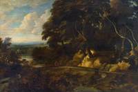 An Extensive Landscape with Figures along a Path