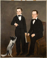 Two Brothers and Their Dog