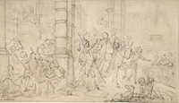 The Departure of Sancho Panza for the Island of Barataria